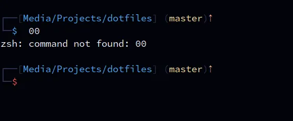 The Starship prompt in a terminal
